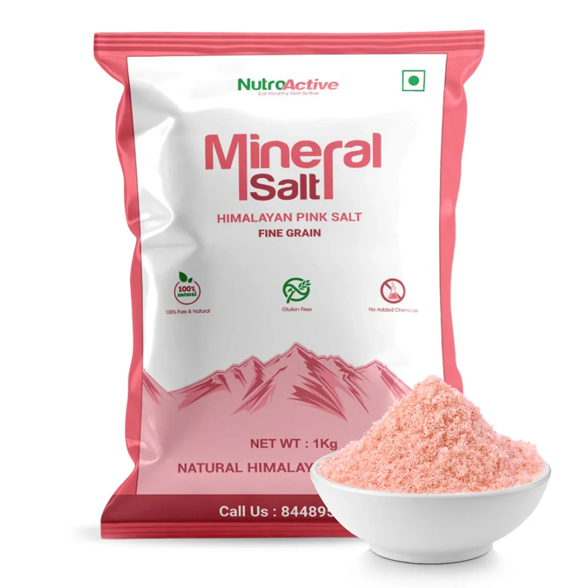 NutroActive MineralSalt Himalayan Pink Rock Salt- 1 kg - Image 7
