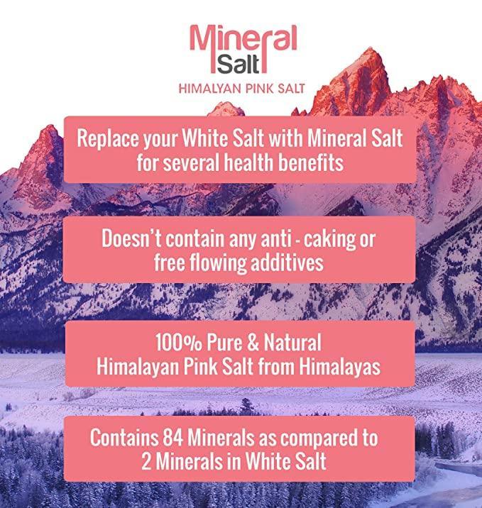 NutroActive MineralSalt Iodized Himalayan Pink Rock Salt Extra Fine Grain 1 kg - Image 3