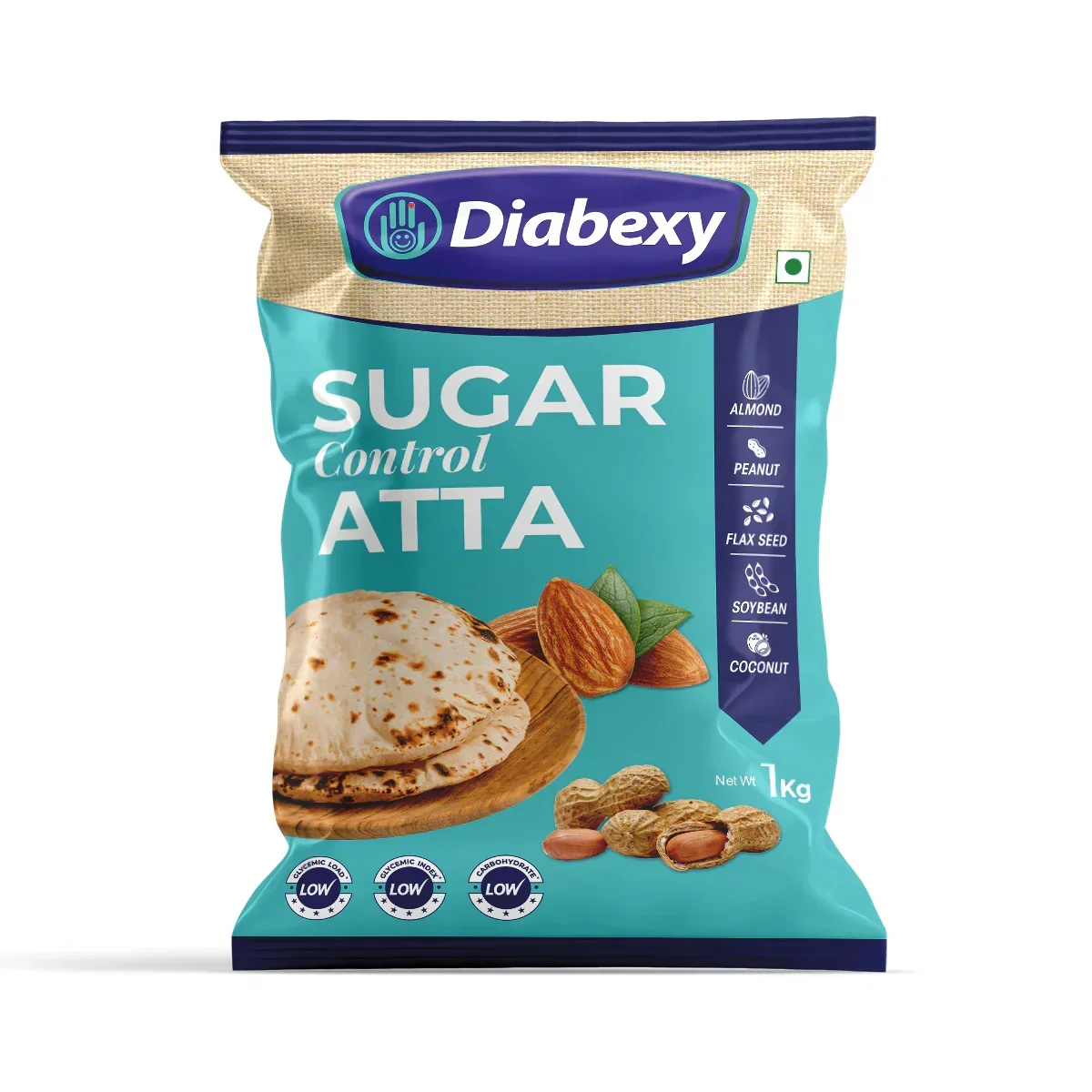 Diabexy Kit for Beginners (Diabexy Atta - 1kg, Reversol Tablet 30 Tab & EGL Chart- Hard Copy) - Image 2