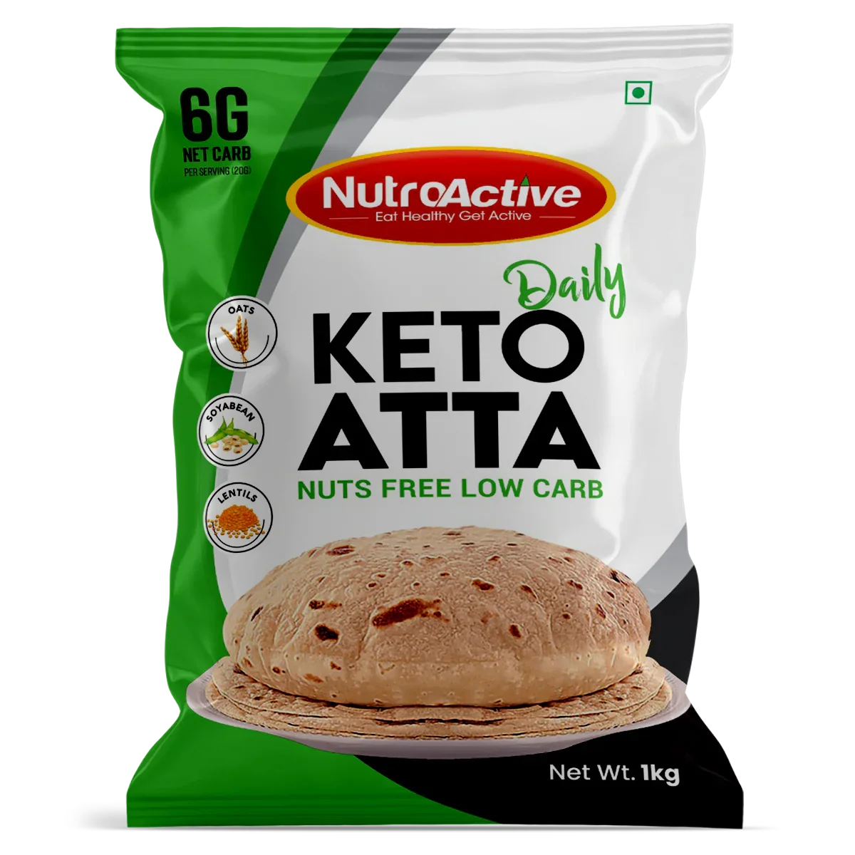 Weight Loss Kit (Keto Atta Daily 1 kg, Lipolyzer Tummy Tablet, Keto Food List - Image 2